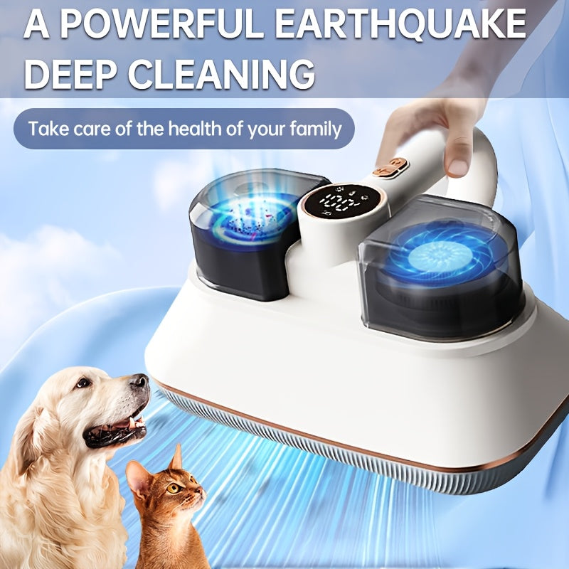 ApexClean™ Dual-Motor Dust Mite Vacuum – Strong Suction Wireless Bed & Sofa Cleaner